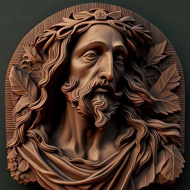 3D model jesus (STL)